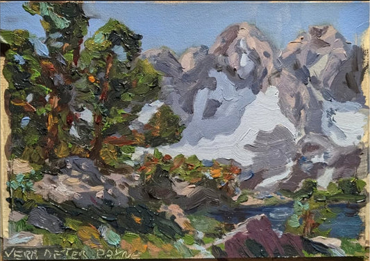 Landscape Study inspired on Edgar Payne